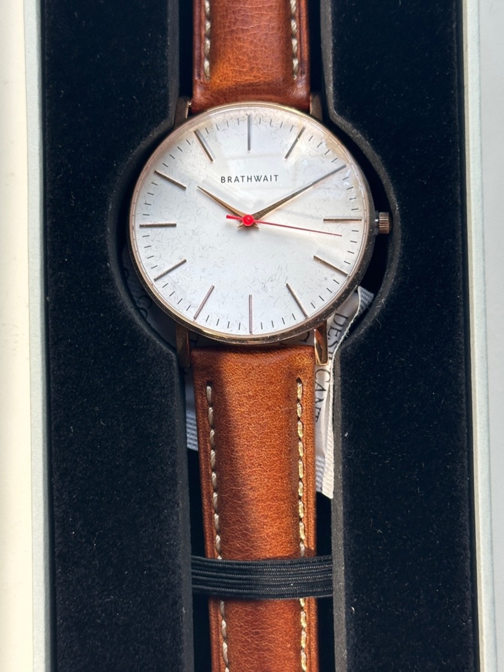 Classic Minimalist Watch in Brown Leather